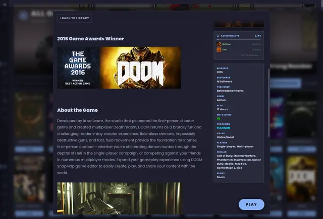 The same page further down, with the metadata it scraped for you.