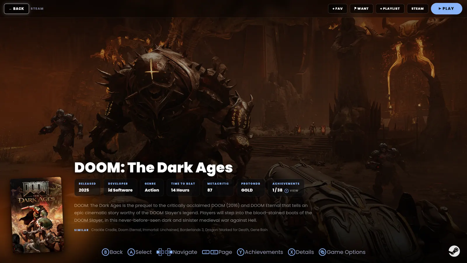 Another one, because DOOM deserves the whole screen.