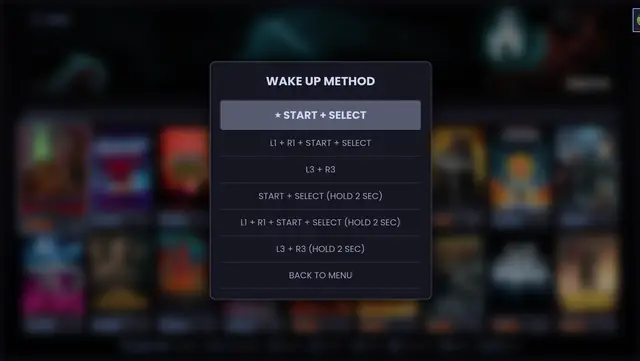 How to wake it up from the sofa.