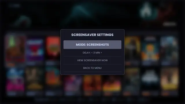 The screensaver, built from your own screenshots.