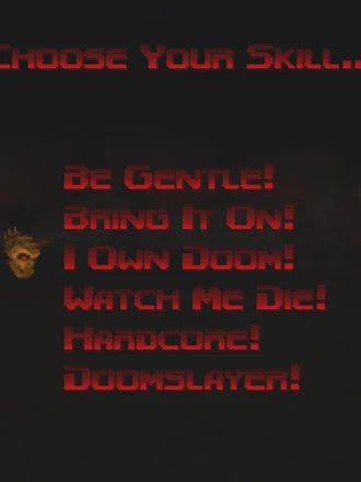 Doom 64 CE running